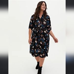 Torrid Midi Floral Dress